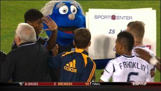 David Beckham Goes Nuts, Kicks Balls At Referee, Starts Shit With Opposing Team's Mascot